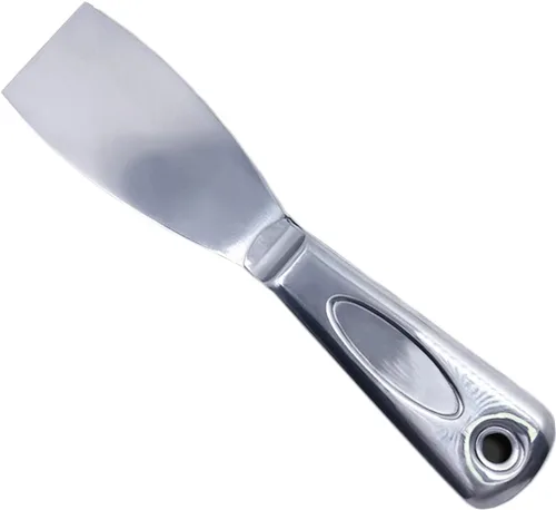 Flex All - Cuchillo raspador de masilla de acero inoxidable, 2 pulgadas, acero inoxidable 420 de grado profesional, todo de metal, cuchillo de