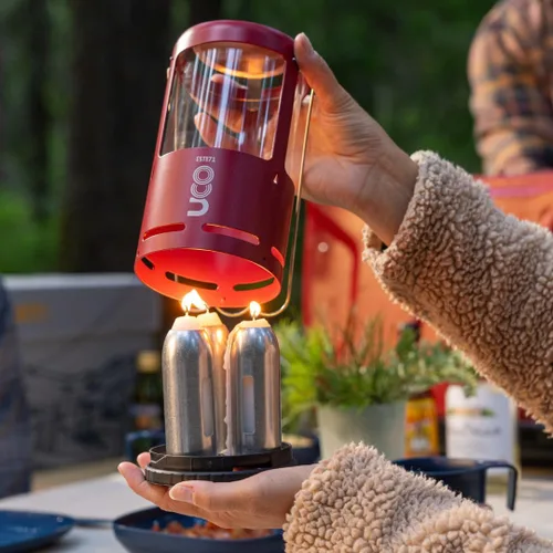 Miniatura 7 de UCO Candlelier Farol de Velas, Faroles de Velas para Velas Reales, Equipo Perfecto para Exteriores para Acampar o para Cortes de Energía, Incluye 3