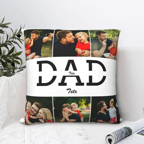 Miniatura 10 de EAQ Funda de almohada personalizada con imagen personalizada con su propio texto/imagen/logotipo