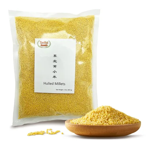 Zestful Foods Mijo descascarado, grano de mijo, semillas de mijo, harina de mijo sin gluten, grano entero, orgánico, 2 libras