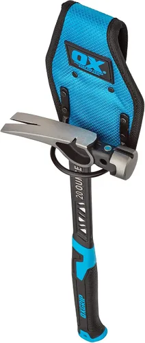 Miniatura 2 de OX Tools Pro Dynamic Nylon Tool Belt Accessories – UV & Water Resistant Holders and Pouches for Drill, Hammer, Knife, Tape Measure & Phone