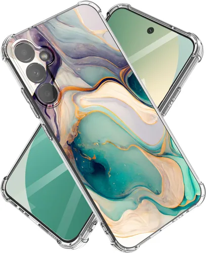Miniatura 24 de para Samsung Galaxy a15 5G [Funda de Mármol Delgada]+[Anti-Caída Protectora] Fundas de Teléfono de TPU Suave y Elegantes para Mujeres de 6.5 Pulgadas