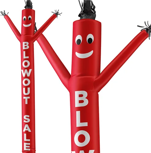 Miniatura 10 de LookOurWay Air Dancers - Accesorio inflable para hombre de tubo – 20 pies de alto Wacky Waving Inflable Dancing Tube Guy para promoción de negocios