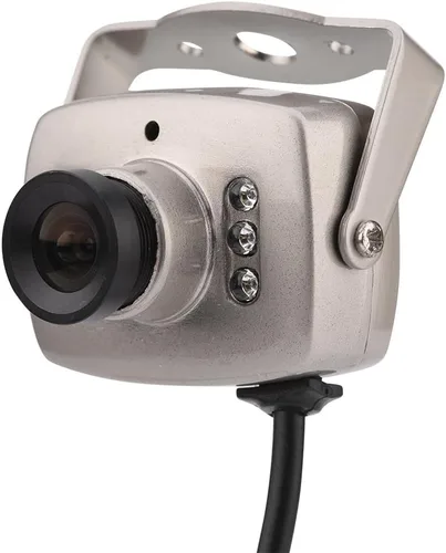 Mini cámara CCTV, 6 LED con cable CMOS CCTV cámara de seguridad visión nocturna cámara de vídeo digital PAL/NTSC sistema de cámara de seguridad para