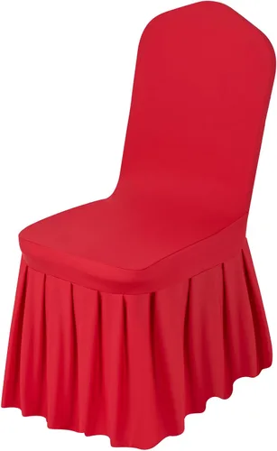 Miniatura 105 de VEVOR 150 fundas blancas para sillas de poliéster y elastano, fundas elásticas para bodas, fiestas, comedor, banquetes, sin pinzas, 150