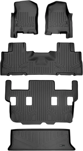 Miniatura 11 de SMARTLINER Juego de alfombrillas de primera fila compatibles con Ford Expedition 2018-2025 Ford Expedition 2018 - 2024