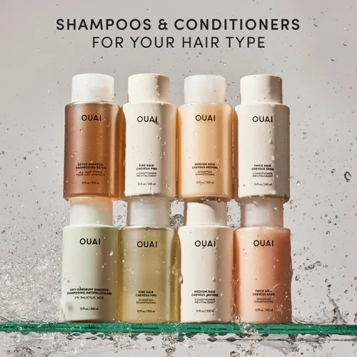 Miniatura 8 de OUAI Acondicionador Medium – Acondicionador hidratante para el cabello con aceite de coco, aceite de babasú y queratina – Fortalece, repara y añade