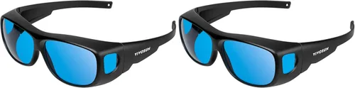 Miniatura 9 de VIVOSUN Gafas Protectoras de Hidropónicos Interior Anti UVA y UVB para Sala de Cultivo con Estuche para Gafas, Azul