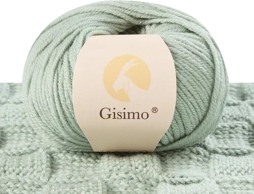 Miniatura 35 de 100% lana merino para tejer y ganchillo, hilo lujoso y suave de 6 cabos para tejer y crochet a mano, 1.76 oz/50 g, 127 yardas/116 metros