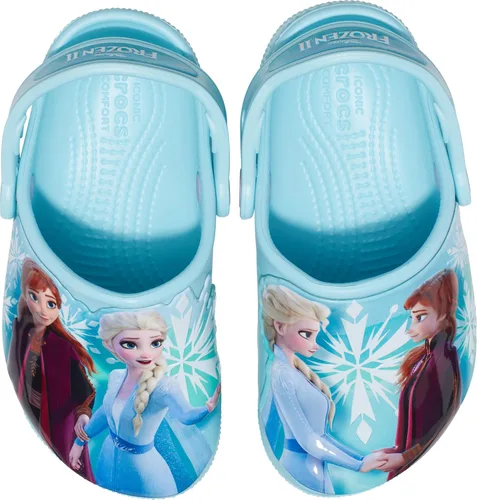 Miniatura 4 de Crocs Zuecos Disney para niños Frozen 2 Zapatos para niñas, Azul hieloazul hielo., 9 Bebé mayor