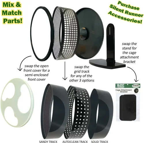 Miniatura 6 de Silent Runner Pro - Rueda (negro con soporte)