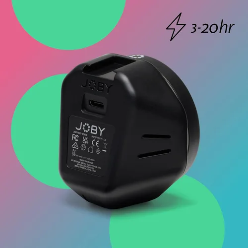 Miniatura 3 de Joby Beamo Reel - Luz LED para creador de contenido para cámaras compactas sin espejo o teléfonos inteligentes, luz de vlogging para creadores
