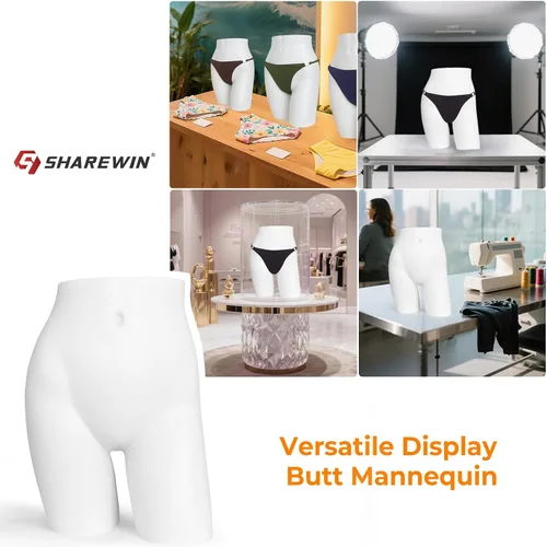 Miniatura 6 de Maniquí femenino sexy de una pieza HIPS para el torso inferior del cuerpo para mostrar la lencería de mujer, maniquíes de glúteos para mostrar
