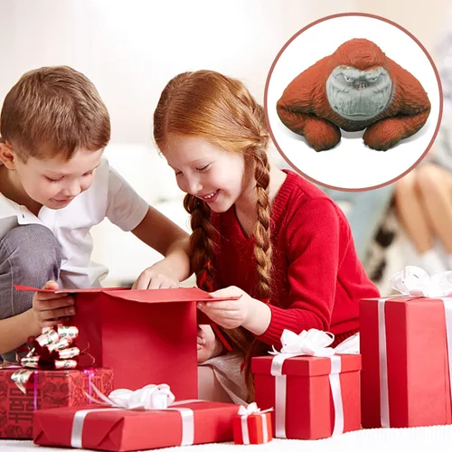 Miniatura 6 de YANZHE Juguetes de mono, divertidos juguetes de gorila para niños y adultos, mono antiestrés para apretar, juguetes sensoriales para aliviar