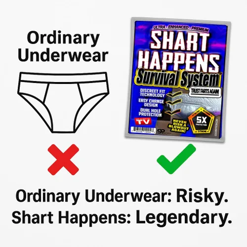 Miniatura 3 de Shart Happens Survival System - Divertido kit de pañales para adultos, protección extrema contra golpes, fiesta de elefante blanco, cumpleaños