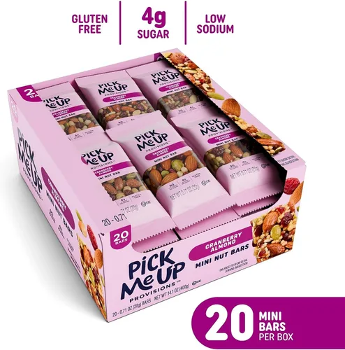 Miniatura 4 de Pick Me Up Provisions™ Mini barra de nuez de arándano y almendra sin gluten, 0.71 onzas, 20 barras/caja