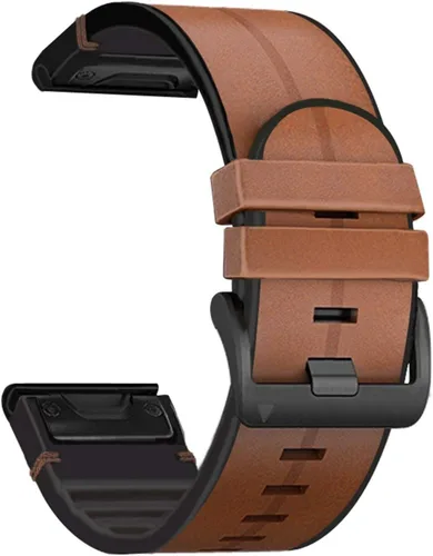 Miniatura 8 de Abanen Correa de reloj para Garmin epix Pro de 2.008 in, Fenix 8 de 2.008 in, Instinct 3 de 1.77 pulgadas, correa híbrida de silicona suave