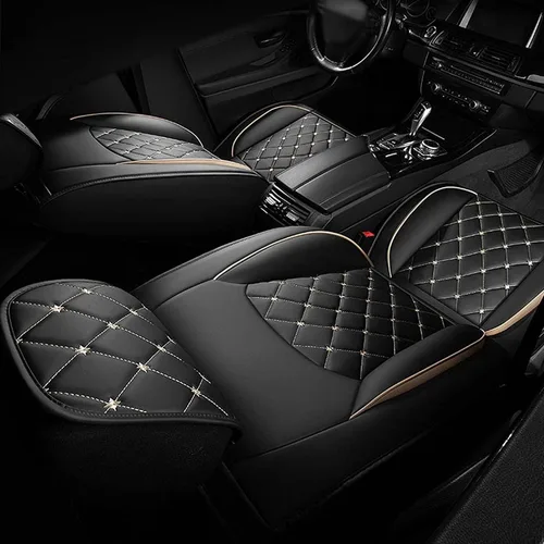 Miniatura 4 de Car Seat Cover Leather Full Set for Dacia Sandero Stepway 3.GEN 2.Gen 2012-2020 2021 2022 2023, Universal Non-Slip Waterproof Durable Vehicle Seat