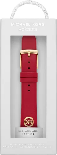 Miniatura 4 de Michael Kors Correa de piel roja para mujer para Apple Watch 38401614in modelo MKS8045 Rojo - Correa para Apple Watch