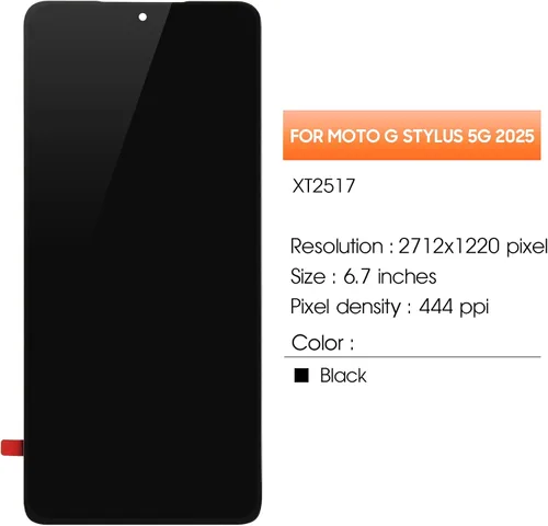 Miniatura 2 de Para Moto G Stylus 5G 2025 Reemplazo de pantalla para Moto G Stylus 5G 2025 Pantalla LCD XT2517-1 XT2517 LCD Digitalizador Pantalla táctil Asamblea