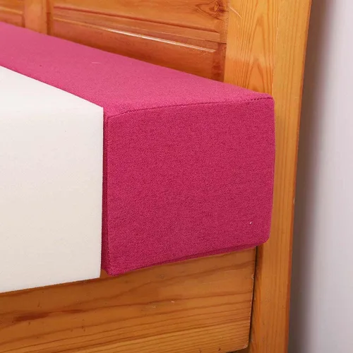 Miniatura 23 de YURRO Almohadilla de cuero sintético para cama de cabecero, protección acolchada para cabecera, almohada larga y alargadora de colchón suave, Beige
