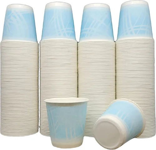 Miniatura 3 de Vasos de papel de 3 onzas, vasos para enjuague bucal, vasos desechables de baño, vasos fríos de papel para fiestas, picnic, arte y manualidades