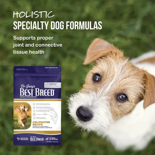 Miniatura 5 de Dr. Gary's Best Breed Coldwater Recipe - Comida seca para perros con salmón y pescado blanco, formulada por veterinarios, hipoalergénica para piel