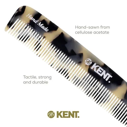 Miniatura 5 de Kent F3T TW Peine de dientes fino - Peine para separar y alisar el cabello para hombres y mujeres, removedor de caspa, corte de sierra y pulido a