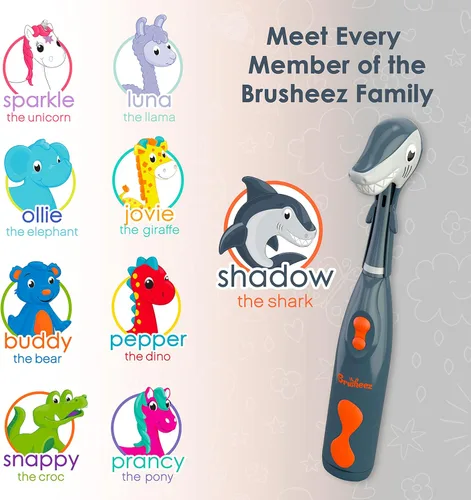 Miniatura 7 de Brusheez Juego de Cepillo de Dientes Eléctrico para Niños - Seguro y Eficaz para Edades de 3+ - Probado y Aprobado por Padres con Cerdas Suaves, 2