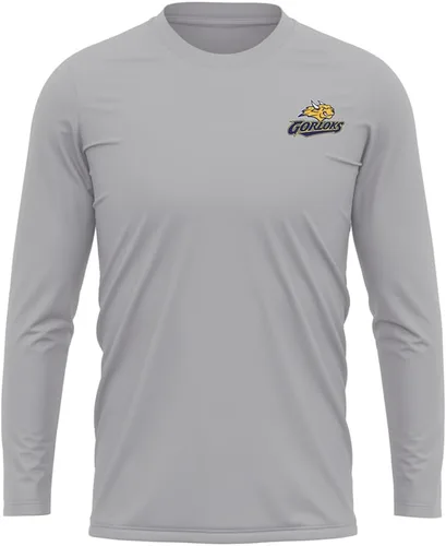 Miniatura 340 de Camisa deportiva de manga larga oficial de la NCAA Collegiate para hombre, con logotipo en el pecho izquierdo, colección Athletic Heather