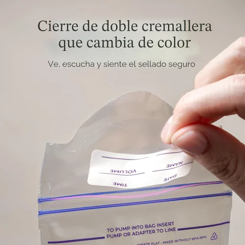Miniatura 5 de Lansinoh Bolsas de almacenamiento de leche materna, 100 unidades, sin bisfenol A y sin BPS (el empaque puede variar)