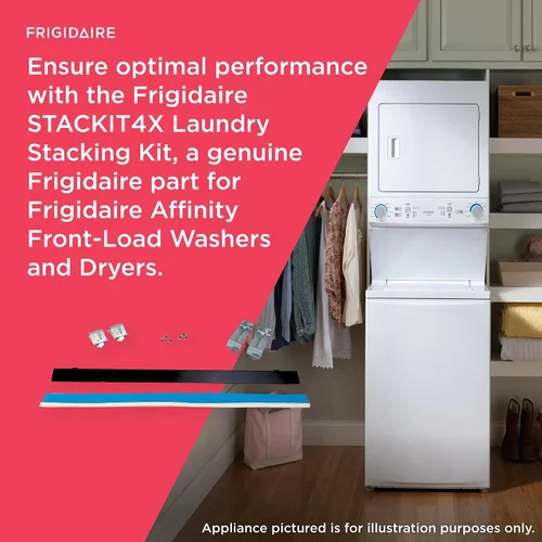 Miniatura 3 de Frigidaire STACKIT4X kit de apilamiento para lavandería para lavadoras y secadoras compatibles.