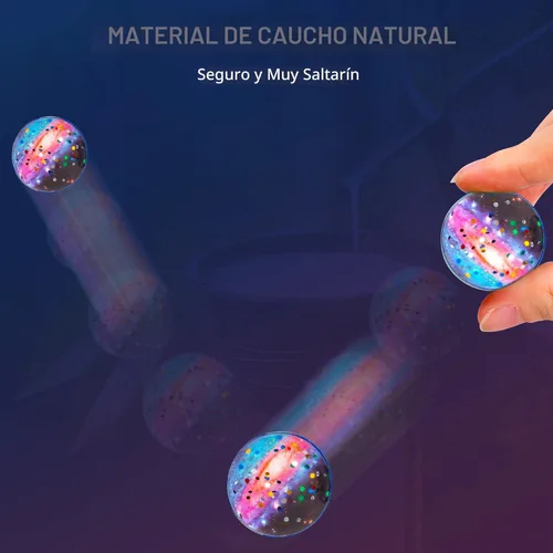 Miniatura 3 de Pllieay 20 bolas rebotantes, bolas espaciales hinchables a granel de 1.260 in con temática espacial para recuerdos de fiesta de niños, rellenos