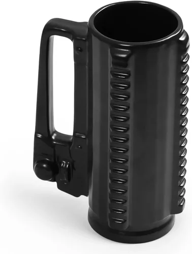 Miniatura 9 de Taza de Cartucho de Escopeta de Calibre 12 – Taza de Café de Cerámica Roja Audaz con Forma de Arma Regalo Único para Cazadores, Entusiastas