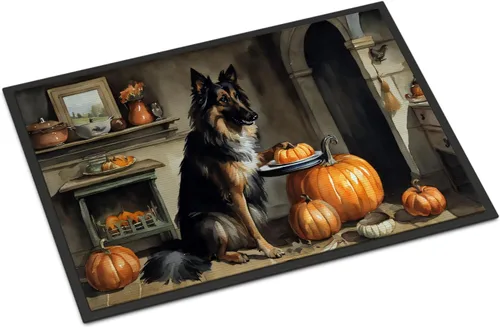 Miniatura 39 de Caroline's Treasures DAC1720MAT Affenpinscher - Tapete de otoño para cocina, con calabazas, 18 x 27 pulgadas, tapete para puerta delantera