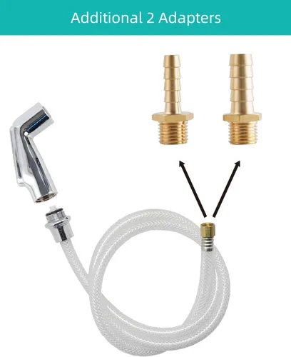 Miniatura 5 de Juego de Accesorios de Rociador de Fregadero de Cocina Universal/Manguera/Soporte, Rociador Lateral de Cocina Compatible con Grifería Moen/Delta
