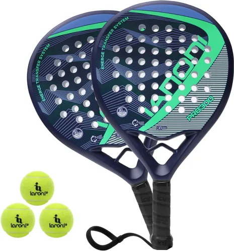 Miniatura 10 de IANONI Raqueta de pádel de fibra de carbono con superficie de EVA con núcleo de espuma flexible Palas de tenis de pádel Raqueta de tenis de playa