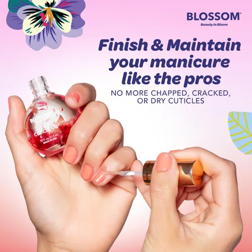 Miniatura 5 de Aceite para cutículas Blossom para uñas, hidratante, hidratante, aceite para uñas perfumado para el cuidado de las cutículas, infundido con flores