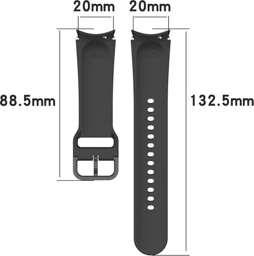 Miniatura 8 de Para Samsung Galaxy Watch 6 5 4 Band 1.575 in 1.732 in/Galaxy Watch 5 Pro Band 1.772 in/Galaxy Watch 6 Classic Band 1.693 in 1.850 in/Galaxy Watch 4