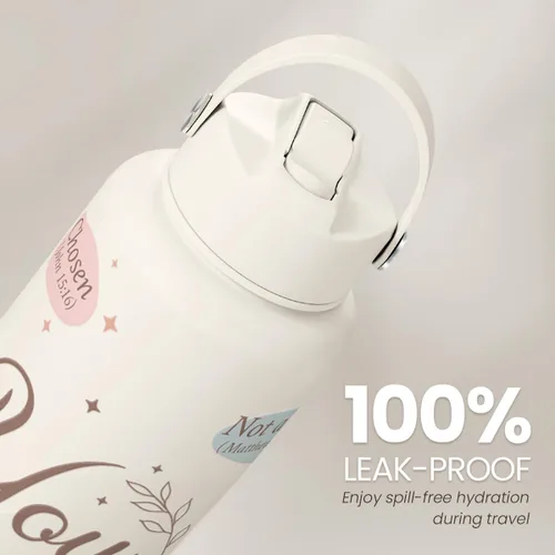 Miniatura 4 de Botella de agua cristiana de 32 onzas de acero inoxidable con aislamiento y tapa, regalos de inspiración para mujeres, regalos religiosos para mamá