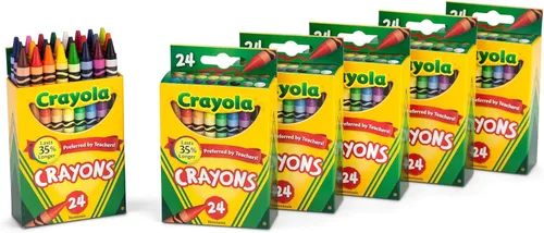 Miniatura 4 de Crayola Crayones - Suministros escolares a granel para niños, caja de crayones de 24 unidades (paquete de 6), colores surtidos