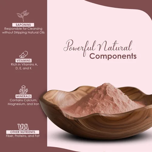 Miniatura 4 de mi nature Aritha (Sapindus Laurifolia) Polvo de nuez de jabón - Acondicionador orgánico para cabello sedoso certificado por USDA NOP para cabello