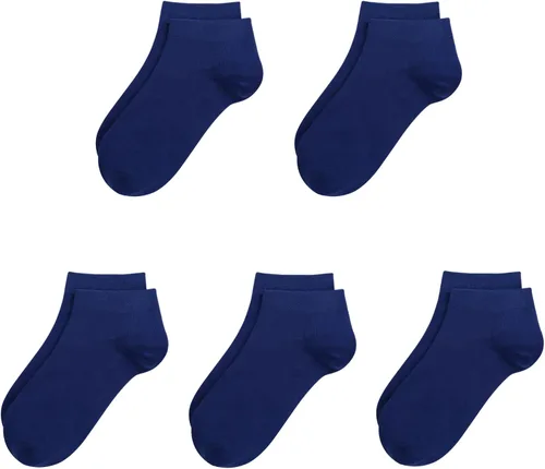 Miniatura 8 de SERISIMPLE Calcetines de bambú de viscosa para la escuela, calcetines de tobillo súper suaves para niños, puños elásticos, calcetines atléticos