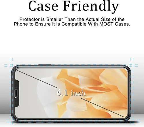 Miniatura 4 de KAREEN Paquete de 2 protectores de pantalla de privacidad para iPhone 11 Pro, XS, X de 5.8 pulgadas, película de vidrio templado antiespía privada