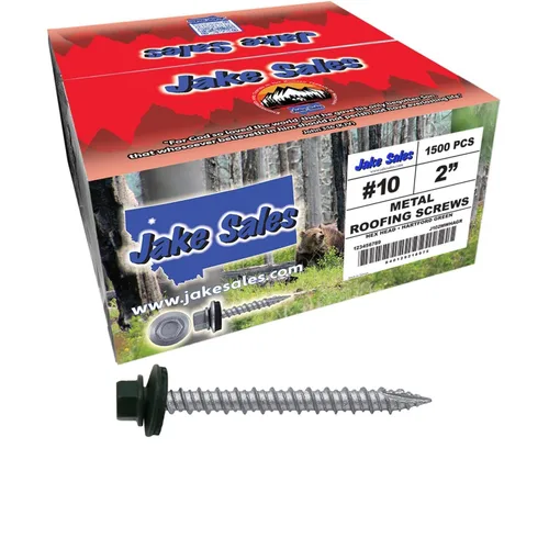 Miniatura 74 de Brite - Tornillos para techos de metal blanco (10 x 2 unidades), cabezal de arandela hexagonal, arranque automático/roscado, arandela EPDM, 3 x 250