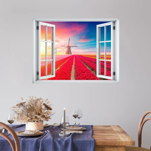 Miniatura 10 de Wall26 - Adhesivo de pared extraíble de 36 x 48 pulgadas Flor de cerezo - 02