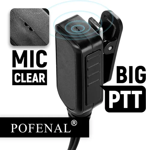 Miniatura 6 de RDM2070D CLS1110 CLS1410 Auricular Walkie Talkie de un solo cable compatible con Motorola CP200 GP2000 XU1100 PRO1150 MU12 Radio con micrófono PTT 1