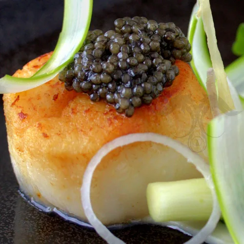 Caviar Star Lujoso caviar de esturión siberiano MALOSSOL – Huevas Baerii Acipenser prémium cultivadas de forma sostenible – Delicia gourmet con