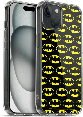 Miniatura 349 de Head Case Designs Funda de gel con licencia oficial de Batman DC Comics Bat Signal Logos [protección de grado militar] compatible con Apple iPhone 7