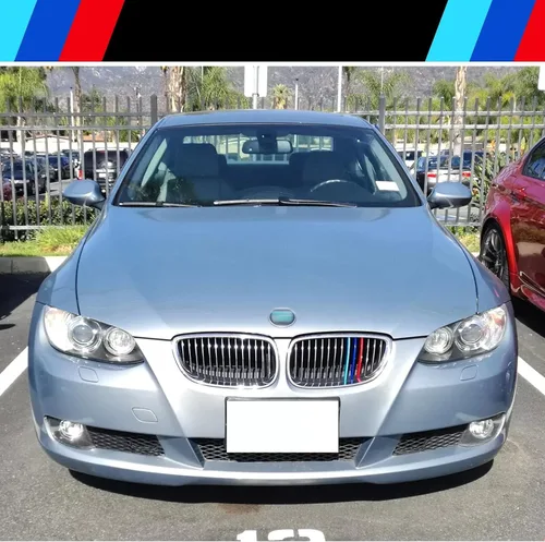 Miniatura 5 de Insertos de Parrilla Automotriz para BMW Serie 3 E92 E93 320i 325i 330i 335i 2006-2009 (Solo Compatible con 14 Vigas), Accesorios de Parrilla Frontal